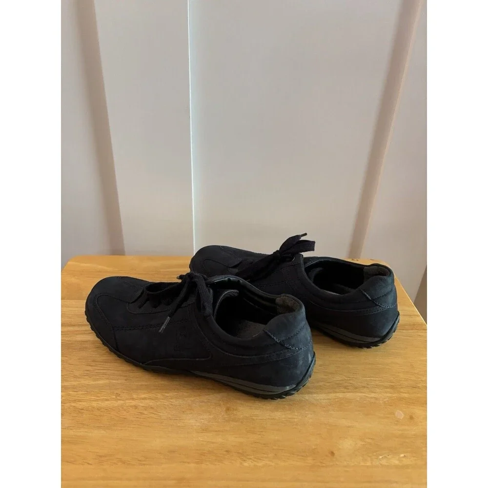 Gabor Rollingsoft Women’s Navy Nubuck Walking Shoes Sneakers Size 5.5 Comfort